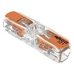 Wago Durchgangsverbinder 221, 0,2-4mm2, Transparent, 221-2411... WAGO-221-2411 4066966102666 (Abb. 1)