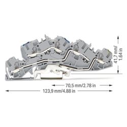 Wago Installationsetagenklemme TOPJOB S 2005-7646, 0,5-6mm2, Grau... WAGO-2005-7646 4055143042260 (Abb. 1)