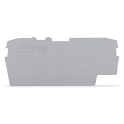 Wago Abschluss- und Zwischenplatte 2002-1691, 1mm, Polyamid, Grau... WAGO-2002-1691 4045454343224 (Abb. 1)