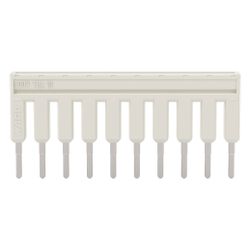 Wago Kammbrücker TOPJOB S 2001-410, 10-fach, 800 V, 18 A, 4,2mm Raster, Lichtgrau... WAGO-2001-410 4055143699440 (Abb. 1)