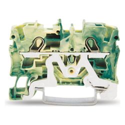 Wago 2-Leiter-Schutzleiterklemme TOPJOB S 2004-1207, 0,5-6mm2, Thermoplast, Grün/Gelb... WAGO-2004-1207 4017332071345 (Abb. 1)