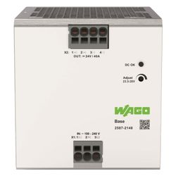 Wago Stromversorgung Base 2587-2148, 24V 40A 960W, 120x125x140mm... WAGO-2587-2148 4066966768053 (Abb. 1)