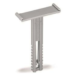 Wago Gruppenschildträger 249-119, 10mm Breite, 43,5-59,5mm Höhe, Kunststoff, Grau... WAGO-249-119 4017332188371 (Abb. 1)