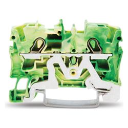 Wago 2-Leiter-Schutzleiterklemme TOPJOB S 2004-1207, 0,5-6mm2, Thermoplast, Grün/Gelb... WAGO-2004-1207 4017332071345 (Abb. 1)