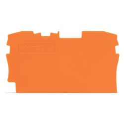 Wago Abschluss- und Zwischenplatte TOPJOB S 2004-1292, 1mm, Polyamid, Orange... WAGO-2004-1292 4017332071383 (Abb. 1)