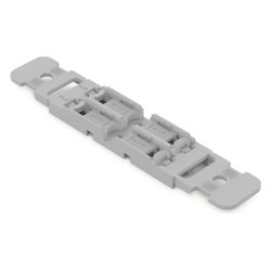 Wago Befestigungsadapter 221-2502, 2-fach, Schraubbefestigung, Polyamid, Grau... WAGO-221-2502 4066966119831 (Abb. 1)
