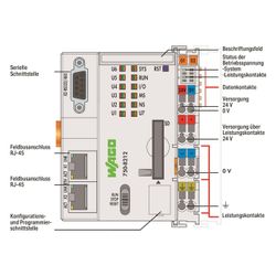 Wago Controller PFC200 750-8212, 24V, 100x78,6x100mm, Lichtgrau... WAGO-750-8212 4055143758789 (Abb. 1)