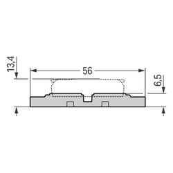 Wago Befestigungsadapter 3-fach für Durchgangsverbinder, Schraubbefestigung, Polyamid, G... WAGO-221-2523 4066966119947 (Abb. 1)