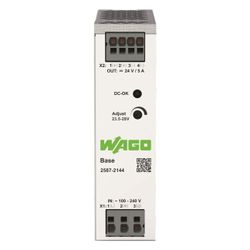 Wago Primär getaktete Stromversorgung Base, 120W 24V 5A, 56x125x138mm... WAGO-2587-2144 4066966626483 (Abb. 1)