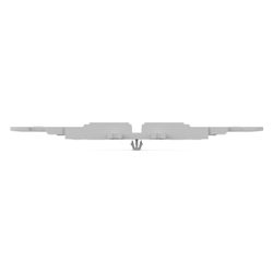 Wago Befestigungsadapter 221-2515, 5-fach, Rastfuß, Polyamid, Grau... WAGO-221-2515 4066966119916 (Abb. 1)