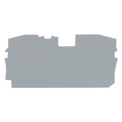 Wago Abschluss- und Zwischenplatte TOPJOB S 2010-1291, 1mm, Grau... WAGO-2010-1291 4044918144148 (Abb. 1)