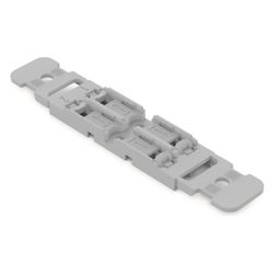 Wago Befestigungsadapter 221-2502, 2-fach, Schraubbefestigung, Polyamid, Grau... WAGO-221-2502 4066966119831 (Abb. 1)