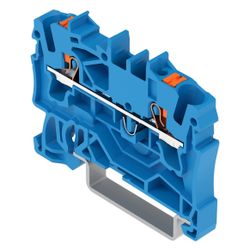 Wago 2-Leiter-Durchgangsklemme TOPJOB S 2202-1204, 2,5mm2, Blau... WAGO-2202-1204 4055143848534 (Abb. 1)