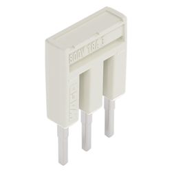 Wago Kammbrücker TOPJOB S 2001, 3-fach, 800V, 18A, Polyamid, lichtgrau, 2001-403... WAGO-2001-403 4055143698436 (Abb. 1)