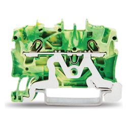 Wago Schutzleiterklemme TOPJOB S 2001-1207, 0,25-2,5mm2, Polyamid, Grün/Gelb... WAGO-2001-1207 4017332997317 (Abb. 1)