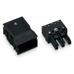 Wago Buchse WINSTA MIDI 770-103, 3-polig, 250V, 25A, Federzuganschluss, Schwarz... WAGO-770-103 4044918252096 (Abb. 1)