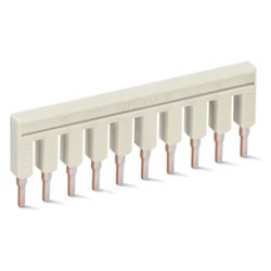 Wago Querverbinder TOPJOB S 2002-410, 10-fach, 800 V, 25 A, 5,2 mm, lichtgrau... WAGO-2002-410 4055143690386 (Abb. 1)