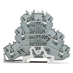 Wago Dreistockklemme TOPJOB S 2002-3227, 5,2mm, Polyamid, Grau... WAGO-2002-3227 4044918691215 (Abb. 1)