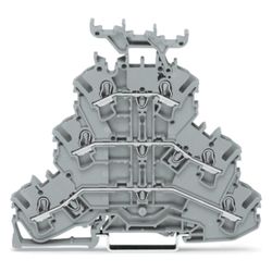 Wago Dreistockklemme TOPJOB S 2002-3231, 500V 24A 5,2mm, Polyamid, grau... WAGO-2002-3231 4044918989756 (Abb. 1)
