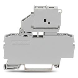 Wago 2-Leiter-Sicherungsklemme 2002-1611, 0,25-4mm2, Polyamid, Grau... WAGO-2002-1611 4045454974732 (Abb. 1)