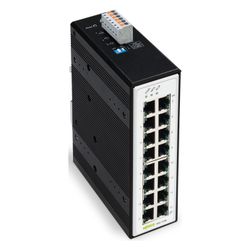 Wago Industrial-Switch 852-1106, 16 Ports 1000 Mbit/s, Aluminium, metallisch schwarz... WAGO-852-1106 4055143604659 (Abb. 1)