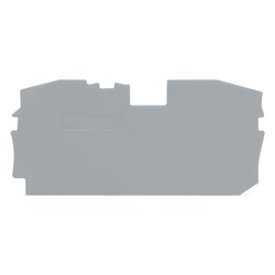 Wago Abschluss- und Zwischenplatte TOPJOB S 2016-1291, 1mm, Polyamid, Grau... WAGO-2016-1291 4044918121835 (Abb. 1)