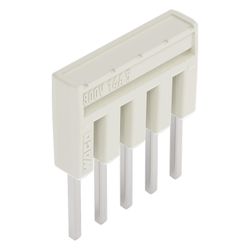 Wago Querverbinder 2000-405, 5-fach, 800V, 14A, 3,5mm Raster, isoliert, Lichtgrau... WAGO-2000-405 4055143695633 (Abb. 1)