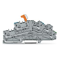 Wago Installationsetagenklemme 2003 2003-6641, 0,25-4mm2, Thermoplast, Grau... WAGO-2003-6641 4050821322030 (Abb. 1)