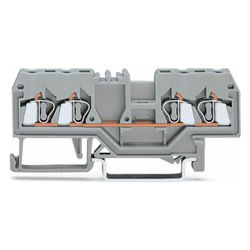 Wago 4-Leiter-Durchgangsklemme 280 280-833, 0,08-2,5 mm2, 800 V, 20 A, Grau... WAGO-280-833 4044918311328 (Abb. 1)