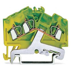 Wago 3-Leiter-Schutzleiterklemme 280 280-637, 2,5mm2, Thermoplast, Grün/Gelb... WAGO-280-637 4044918473064 (Abb. 1)