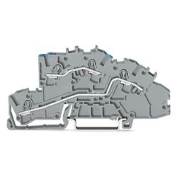 Wago Installationsetagenklemme 2003, 3 Ebenen, 32A 400V, Polyamid, Grau, 2003-7649... WAGO-2003-7649 4044918925624 (Abb. 1)