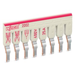 Wago Schachtelbrücker TOPJOB S 2002-478, 8-fach, 400V, 25A, 5,2mm Raster, Lichtgrau... WAGO-2002-478 4055143692311 (Abb. 1)