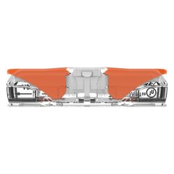 Wago Durchgangsverbinder 221 221-2401, 0,2-4mm2, 450V, 32A, Transparent/Orange... WAGO-221-2401 4066966120271 (Abb. 1)