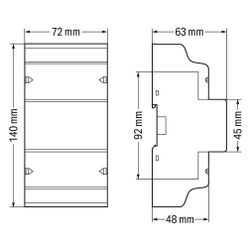 Wago Energiezähler 879-3000, 65A, 4PU, PC 940 A... WAGO-879-3000 4066966125405 (Abb. 1)