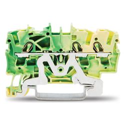 Wago Schutzleiterklemme TOPJOB S 2002-1307, 3-Leiter, 5,2mm, Polyamid, Grün-Gelb... WAGO-2002-1307 4017332999274 (Abb. 1)