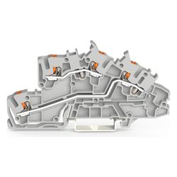 Wago Installationsetagenklemme 2203 2203-7642, 400V 31A, Polyamid, Grau... WAGO-2203-7642 4066966121933 (Abb. 1)