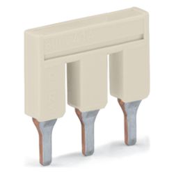 Wago Querverbinder TOPJOB S 2006-403, 3-fach, 800V, 41A, 7,5mm, Isoliert, Lichtgrau... WAGO-2006-403 4055143701372 (Abb. 1)