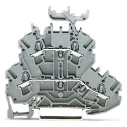 Wago Doppelstockklemme TOPJOB S 2002-2231, 5,2mm, 500V, 24A, grau... WAGO-2002-2231 4044918965316 (Abb. 1)