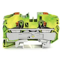 Wago 2-Leiter-Schutzleiterklemme TOPJOB S 2216-1207, 16mm2, 69,8x12x37,1mm, Polyamid, G... WAGO-2216-1207 4055143732765 (Abb. 1)