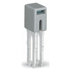 Wago Querverbinder 283-402, 2-fach, 800V, 70A, steckbar, grau... WAGO-283-402 4044918396325 (Abb. 1)