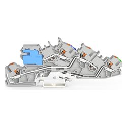 Wago Installationsetagenklemme 2205 2205-7641, 250V 35A, Polyamid, grau... WAGO-2205-7641 4066966165203 (Abb. 1)