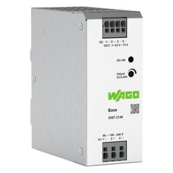 Wago Primär getaktete Stromversorgung Base 240W, 24V, 10A, 52x125x117mm... WAGO-2587-2146 4066966626490 (Abb. 1)