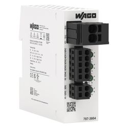 Wago Elektronischer Schutzschalter 787-3664, 4-kanalig 1-10A, 95x32x117,5mm... WAGO-787-3664 4066966493764 (Abb. 1)