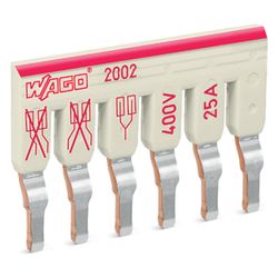Wago Schachtelbrücker TOPJOB S 2002-476, 6 gebrückte Klemmen, 400V 25A, 5,2mm Rastermaß,... WAGO-2002-476 4055143692298 (Abb. 1)