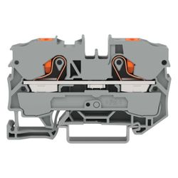 Wago 2-Leiter-Durchgangsklemme TOPJOB S 2210-1201, 10mm2, Federzuganschluss, Grau... WAGO-2210-1201 4055143735698 (Abb. 1)