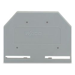 Wago Abschluss- und Zwischenplatte 281-301, 3mm, Grau... WAGO-281-301 4017332292559 (Abb. 1)