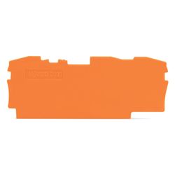 Wago Abschlussplatte TOPJOB S 2006-1392, 1mm, Polyamid, Orange... WAGO-2006-1392 4017332074537 (Abb. 1)