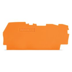 Wago Abschluss- und Zwischenplatte 2102-1392, 0,8mm, Polyamid, Orange... WAGO-2102-1392 4055143745376 (Abb. 1)