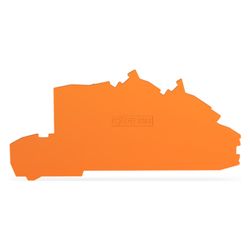 Wago Abschluss- und Zwischenplatte 2203-7692, 0,8mm, Orange... WAGO-2203-7692 4066966159615 (Abb. 1)