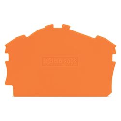 Wago Abschluss- und Zwischenplatte TOPJOB S 2002-6392, 0,8mm, Polyamid, Orange... WAGO-2002-6392 4044918989954 (Abb. 1)